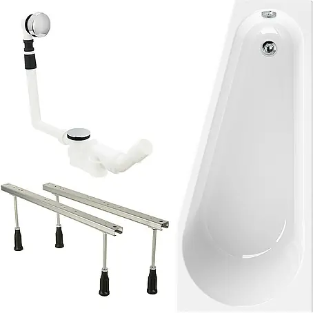 Calmwaters  Raumsparbadewanne Essential Small