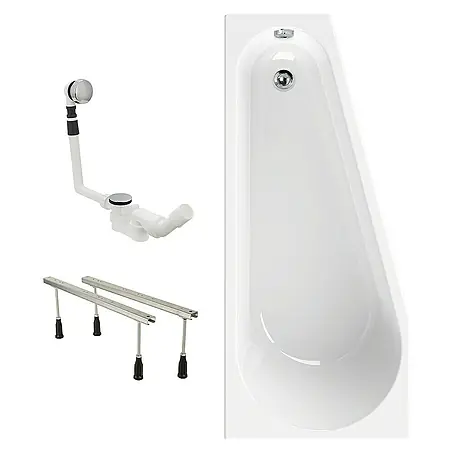 Calmwaters  Raumsparbadewanne Essential Small
