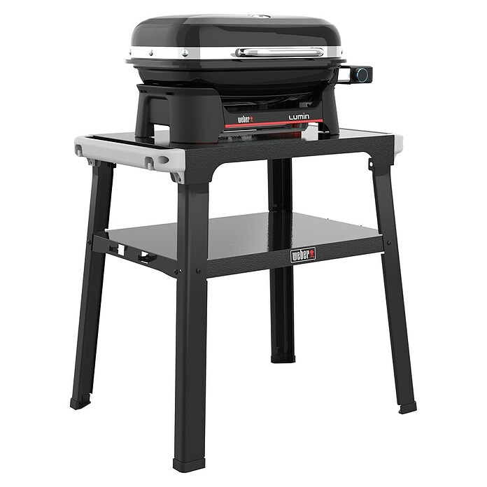 Weber Compact Električni žar s stojalom Compact Lumin  (Površina za peko (Š x G): 43 x 28 cm, 2,2 kW) | 8314 - Elektrogrill | ICGA - Grillgeräte | ICG - Grillgeräte / Grillzubehör | IC - Freizeit im Garten | I - Stadtgarten | BAUHAUS
