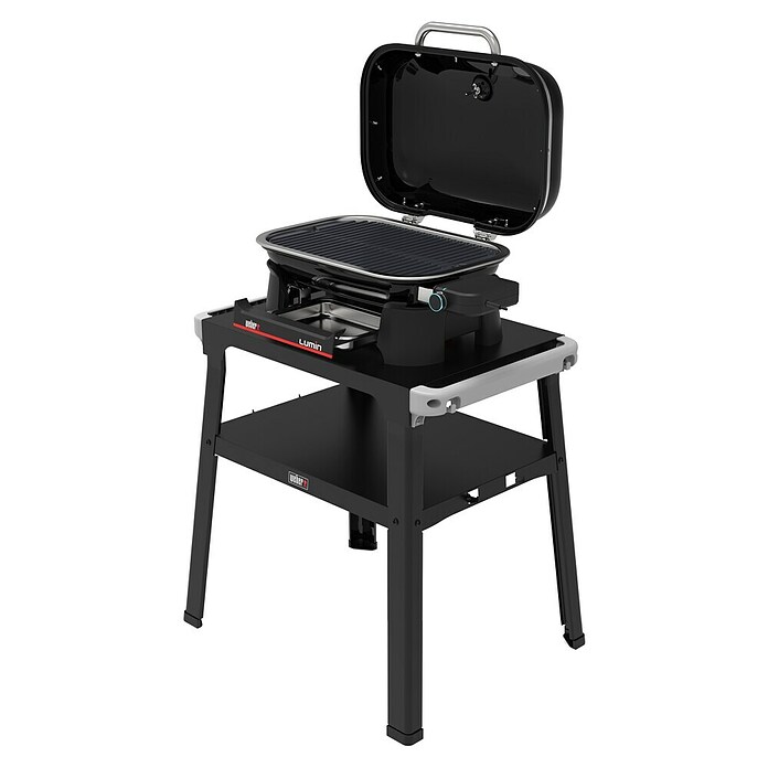 Weber Compact Električni žar s stojalom Compact Lumin  (Površina za peko (Š x G): 43 x 28 cm, 2,2 kW) | 8314 - Elektrogrill | ICGA - Grillgeräte | ICG - Grillgeräte / Grillzubehör | IC - Freizeit im Garten | I - Stadtgarten | BAUHAUS