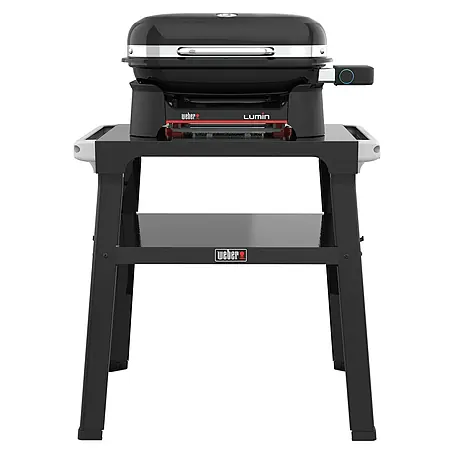 Weber Compact Elektrogrill Lumin Compact mit Grilltisch