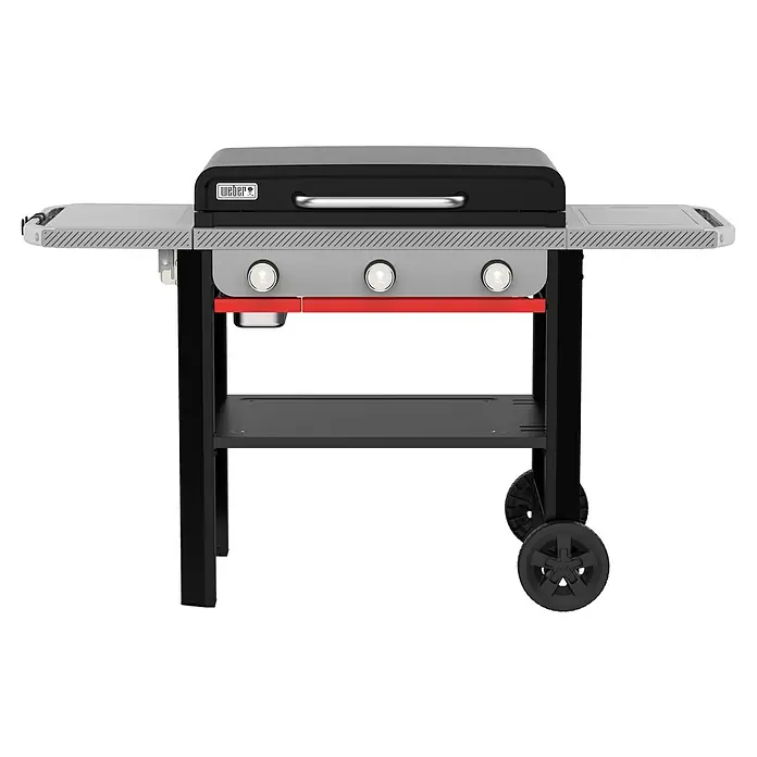 Weber Plancha-Grill Slate GPD - Grillfläche (B x T): 71 x 46 cm, 10,6 kW, Anzahl Brenner: 3 Stk. - Weber Gasgrill mit drei Brennern und Seitenablagen für ein optimales Grillerlebnis im Freien.