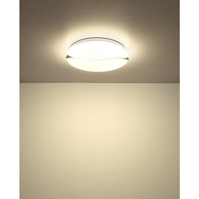 Globo Okrugla stropna LED svjetiljka Leticia  (24 W, Ø x V: 390 x 80 mm) | BAUHAUS