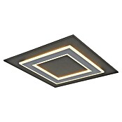Globo LED-Deckenleuchte Jayden (L x B x H: 480 x 480 x 46 mm, quadratisch, Warmweiß, 40 W, Anthrazit) | BAUHAUS