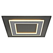 Globo LED-Deckenleuchte Jayden (L x B x H: 480 x 480 x 46 mm, quadratisch, Warmweiß, 40 W, Anthrazit) | BAUHAUS
