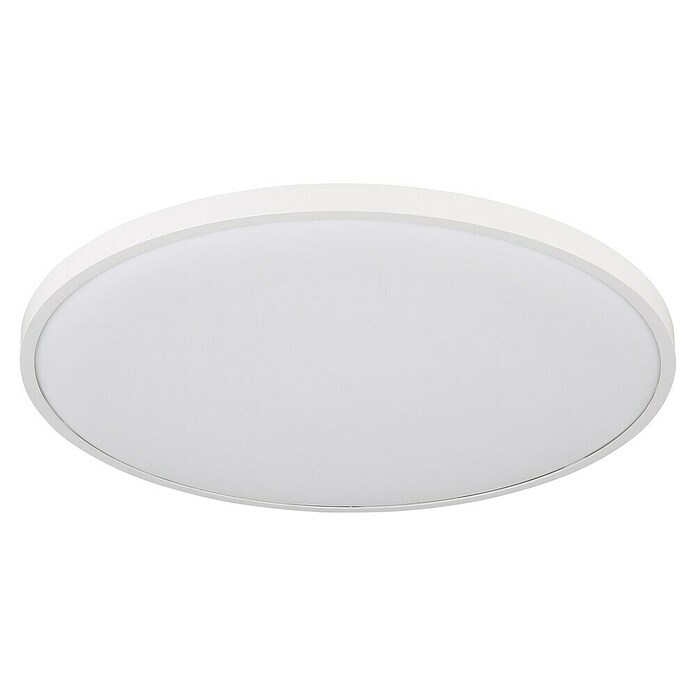 Globo LED-Deckenleuchte rund Nielsen (Ø x H: 400 x 40 mm, Weiß/Matt) | BAUHAUS