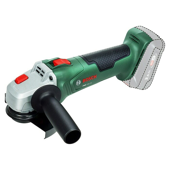 Bosch Power for All 18V Akku-Winkelschleifer PWS 18V-70 (Ohne Akku, Durchmesser Scheibe: 125 mm) | BAUHAUS
