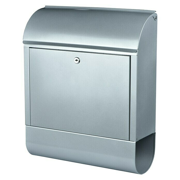 Burg-Wächter Stenski poštni nabiralnik  (Do x Š x V: 12,5 x 38 x 46 cm, Srebrna, Jeklo, Predal za časopise) | 1347 - Briefkästen/Zeitungsboxen Metall | AAHE - Briefkästen/Zeitungsboxen | AAH - Sicherheit | AA - Eisenwaren | A - Eisenwaren | BAUHAUS