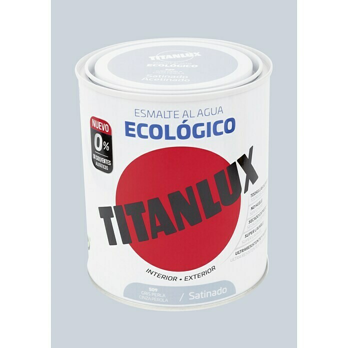 Titanlux Esmalte de color Eco (Gris perla, 250 ml, Satinado)