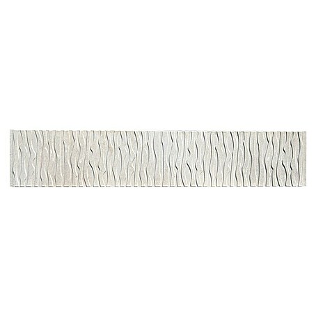 Beckers Betonzaun Zaunelement Standard River Motiv (200 x 38,5 cm, Beton, Betongrau)