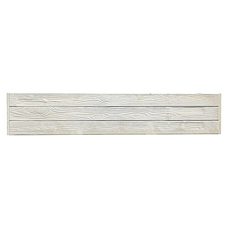 Beckers Betonzaun Zaunelement Standard Prestige Motiv (200 x 38,5 cm, Beton, Betongrau)