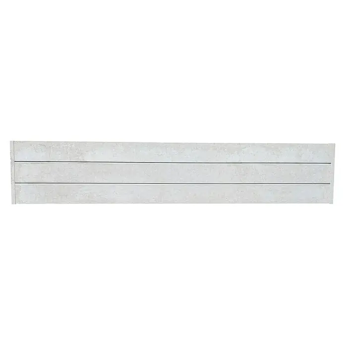 Beckers Betonzaun Zaunelement Standard Prestige Glatt - 200 x 38,5 cm, Beton, Betongrau - Die Betonoptik-Wandverkleidung mit ihren Rillen sorgt für ein modernes Ambiente. Sie ist einfach anzubringen und pflegeleicht.