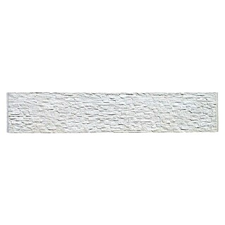 Beckers Betonzaun Zaunelement Standard Rockstone Motiv (200 x 38,5 cm, Beton, Betongrau)
