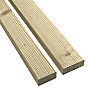 Holzpfosten (L x B x S: 199 x 9 x 4,5 cm, Fichte, Olivbraun) | BAUHAUS