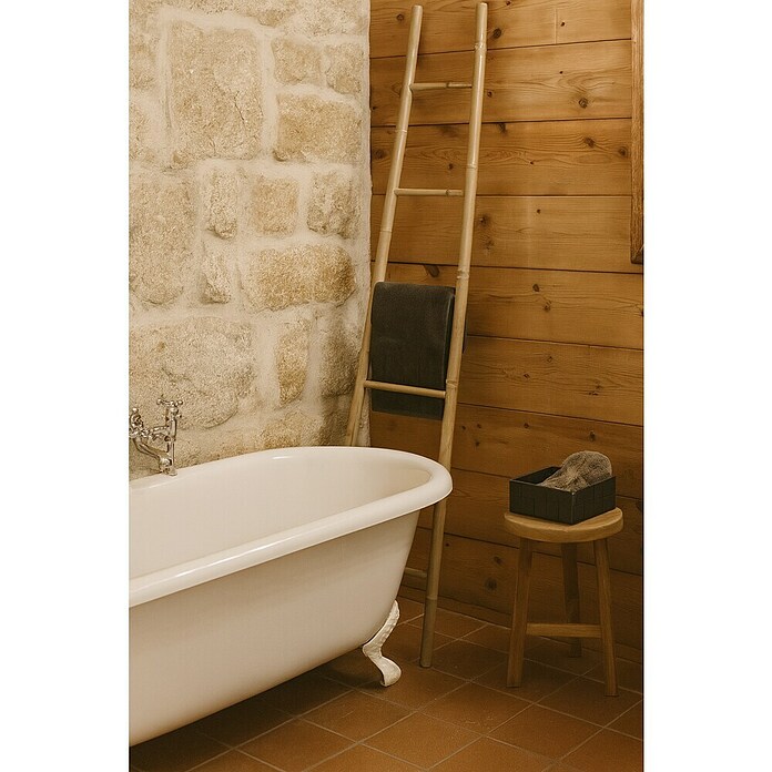 MSV Toallero para baño escalera de 5 niveles (An x Al: 40 x 150 cm, 5 brazos, Natural) | BAUHAUS