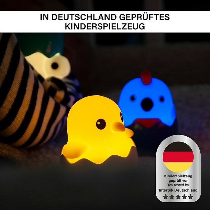 MegaLight LED-Nachtlicht Eggy Mystery Light Box (0,2 W, L x B x H: 45 x 45 x 50 mm, RGBW, Gesamtstückzahl: 1 Stk.) | BAUHAUS