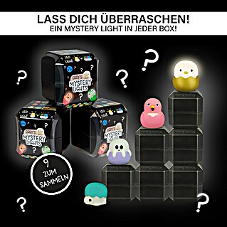 MegaLight LED-Nachtlicht Mystery Lights Eggys (0,2 W, L x B x H: 45 x 45 x 50 mm, RGBW, Gesamtstückzahl: 1 Stk.)