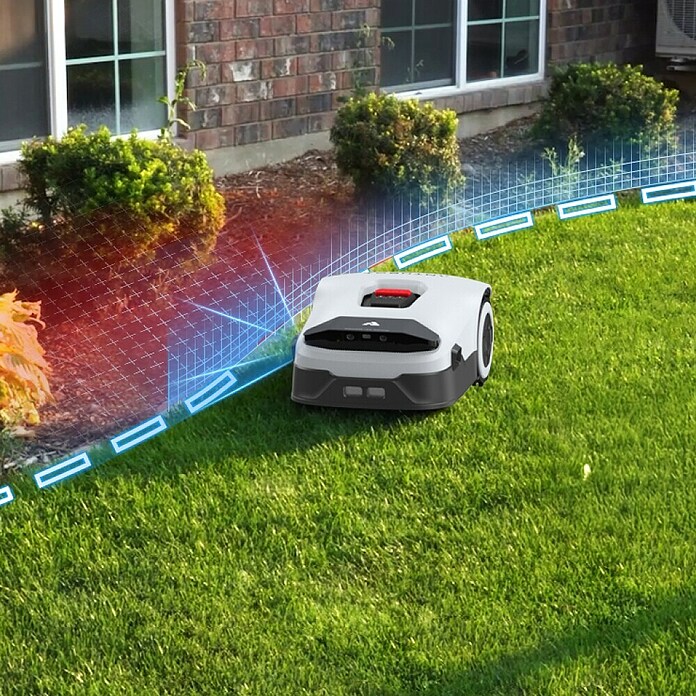 Anthbot Mähroboter Genie 1000 (2 000 m², Schnittbreite: 20 cm, Satellitengestützte Navigation, RTK) | BAUHAUS