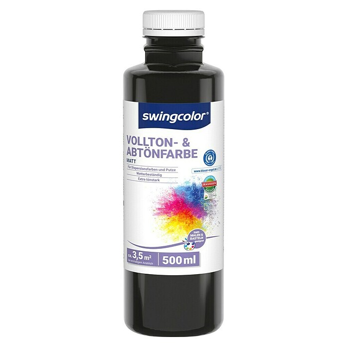 swingcolor Vollton- & Abtönfarbe (Anthrazitgrau, Matt, 500 ml, Konservierungsmittelfrei) | BAUHAUS