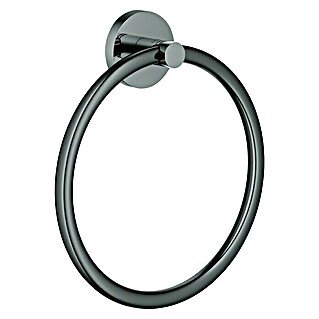 Grohe Essentials Handtuchring (Hard Graphite, Glänzend)