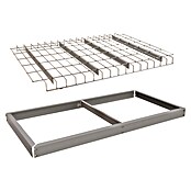 Simonrack Schwerlastregal Kit Ecoforte EA 1806 REX (H x B x T: 6,5 x 180 x 60 cm, Silber, Metall) | BAUHAUS