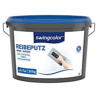 swingcolor Dekoputz Reibeputz (Weiß, Körnung: 2 mm, 20 kg, Konservierungsmittelfrei)