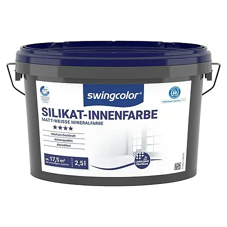 swingcolor  Wandfarbe Silikat-Innenfarbe