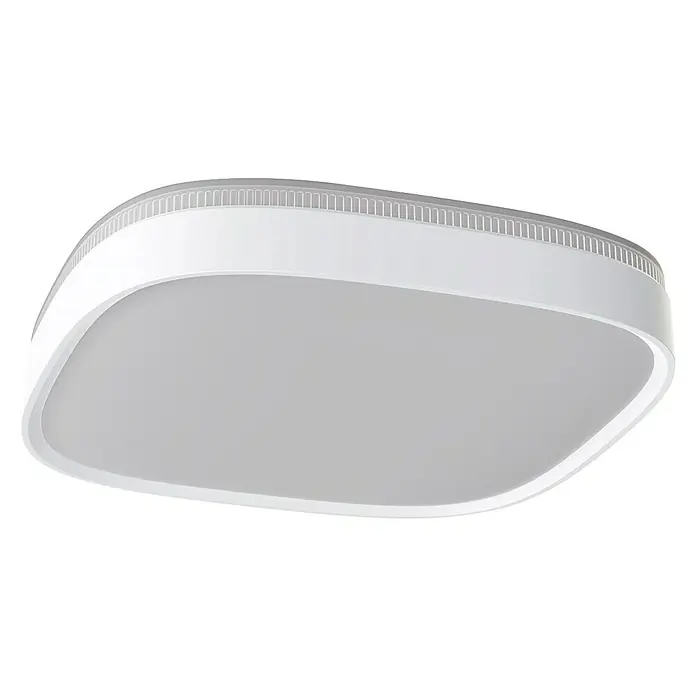 Govee LED-Deckenleuchte - 24 W, L x B x H: 30,48 x 30,4 x 3 cm, Weiß - Elegante weiße LED-Deckenleuchte mit abgerundeten Kanten und einem modernen Design, ideal für stilvolle Innenräume.