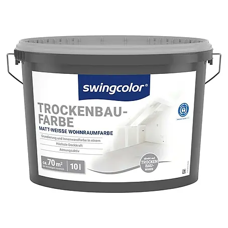 swingcolor  Wandfarbe Trockenbaufarbe