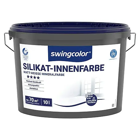 swingcolor  Wandfarbe Silikat-Innenfarbe