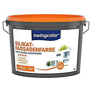 swingcolor Silikat-Fassadenfarbe (Weiß, 10 l)