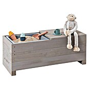 Muddy Buddy Bank Discoverer (83 x 35 x 32 cm, Holz, Warmgrau) | BAUHAUS