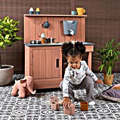 Muddy Buddy Matschküche Mud Expert (80 x 40 x 90 cm, Holz, Puderrosa) | BAUHAUS