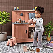 Muddy Buddy Matschküche Mud Expert (80 x 40 x 90 cm, Holz, Puderrosa) | BAUHAUS
