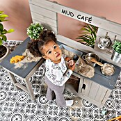 Muddy Buddy Matschküche Coffee Corner (100 x 60 x 95 cm, Holz, Warmgrau) | BAUHAUS