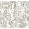 AS Creation New Walls Vliestapete (Grau, Floral, 10,05 x 0,53 m)