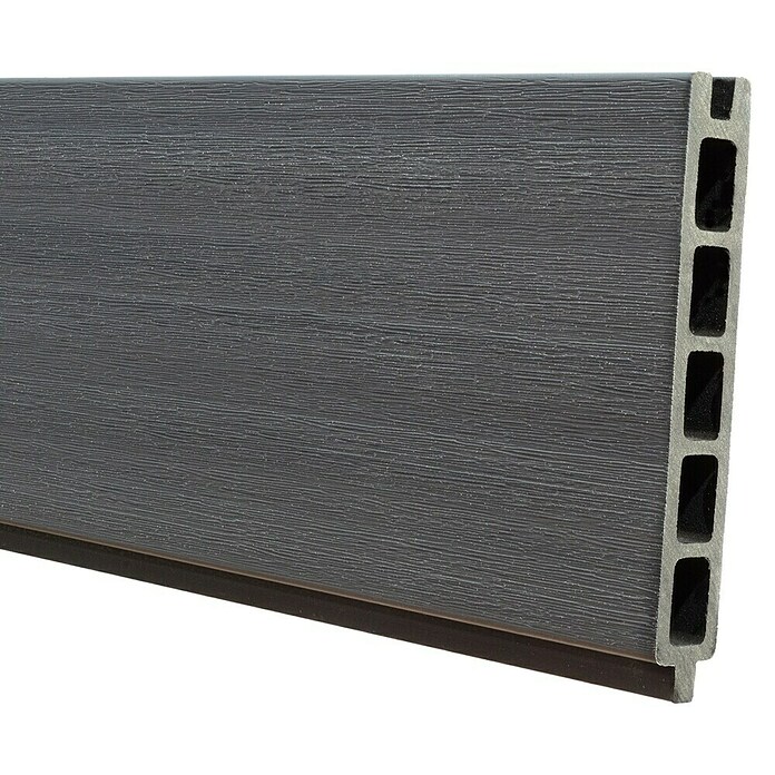 Steckzaun Verona (177,3 x 14 cm, Grau) | BAUHAUS