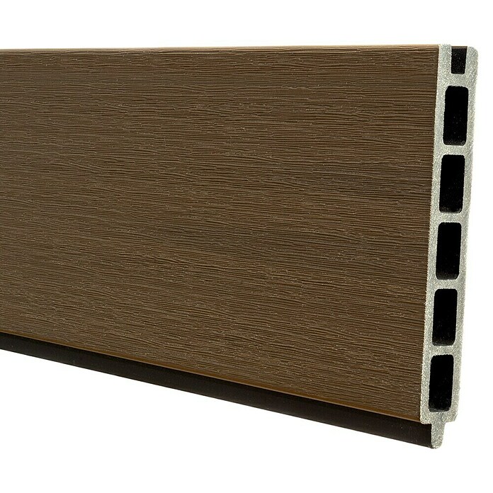 Steckzaun Verona (177,3 x 14 cm, Teak Braun) | BAUHAUS