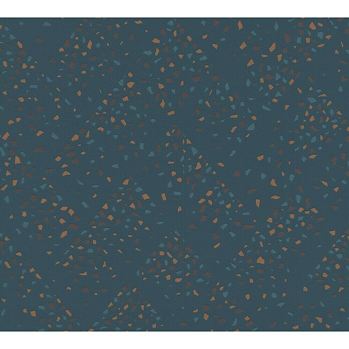 AS Creation New Walls Vliestapete (Petrol, Grafisch, 10,05 x 0,53 m)