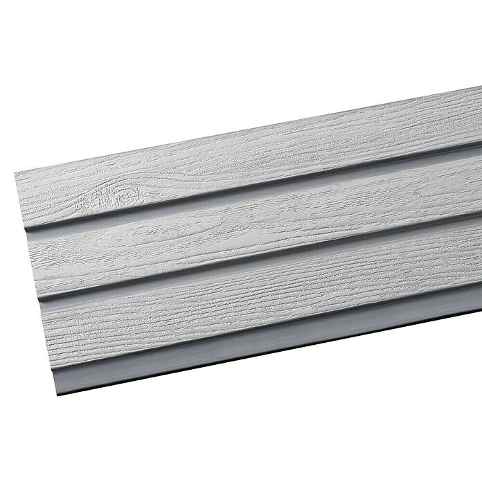 Steckzaun-Element Monza (177,3 x 14 cm, Grau, 2er Pack WPC-Bohlen für Steckzaunsystem) | BAUHAUS