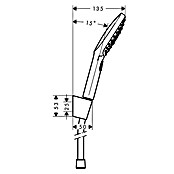 Hansgrohe Brause-Set Raindance Select E 120 (Anzahl Funktionen: 3, Durchmesser Handbrause: 12 cm, Chrom)