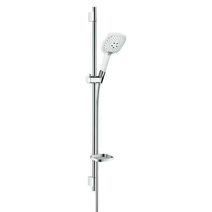 Hansgrohe Brausegarnitur Raindance Select E 150 (Lochabstand: 91,5 cm, Art Strahl: RainAir, CaresseAir, Mix, Chrom/Weiß)