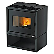 FreePoint Pelletofen (2,68 - 9,36 kW, Raumheizvermögen: 225 m³, Schwarz)