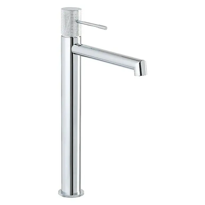 SCHÖNER WOHNEN-Kollektion Waschtischarmatur Kadia Auslaufhöhe 24,2 cm Chrom - Chrom, Glänzend - Stylische Armatur in glänzendem Chrom-Design. Der Wasserhahn besticht durch sein schlankes Design und geriffelten Details für einen modernen Look.