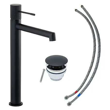 SCHÖNER WOHNEN-Kollektion  Waschtischarmatur Kadia Auslaufhöhe 24,2 cm Mattschwarz