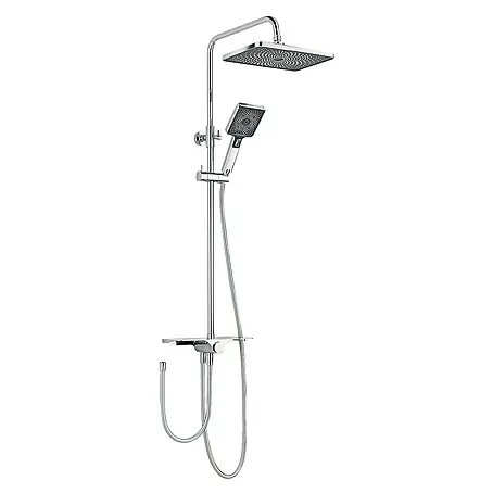 SCHÖNER WOHNEN-Kollektion  Duschsystem Verina Wassersparend Chrom