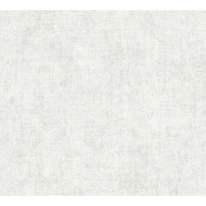 A.S. Création New Walls Vliestapete I - Hellgrau, Uni, 10,05 x 0,53 m - Eine Nahaufnahme eines strukturierten, hellgrauen Stoffes, der eine subtile Eleganz und Vielseitigkeit für diverse Designprojekte bietet.