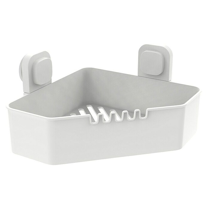 Venus Cesta de baño angular Orsa (14,7 x 27,6 x 27,6 cm, Blanco) | BAUHAUS