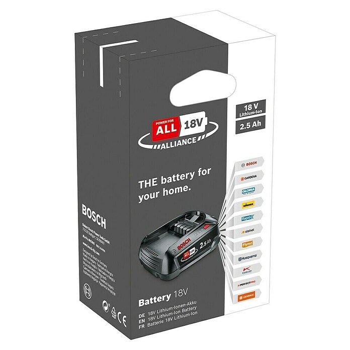 Bosch Batería (18 V, 2,5 Ah)