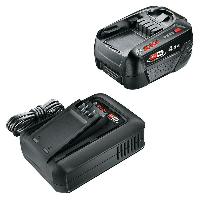 Bosch Power for All 18V Punjač i baterija 18V POWER FOR ALL  (18 V, 1 baterija, 4 Ah) | BAUHAUS